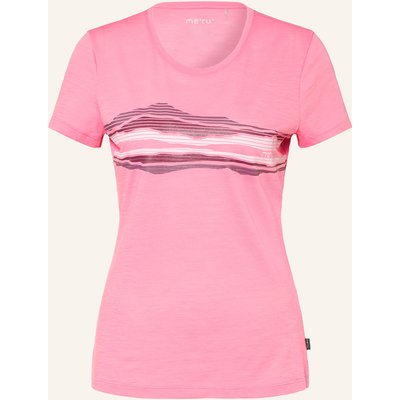 Me°Ru' Funktionsshirt Sölvesborg Mit Merinowolle rosa