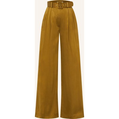 Zimmermann Marlenehose Aus Seide gruen