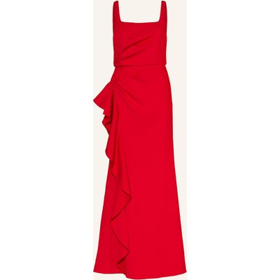 Adrianna Papell Abendkleid Aus Jersey Mit Volants rot