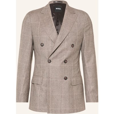 Boss Anzugsakko Huge Slim Fit braun