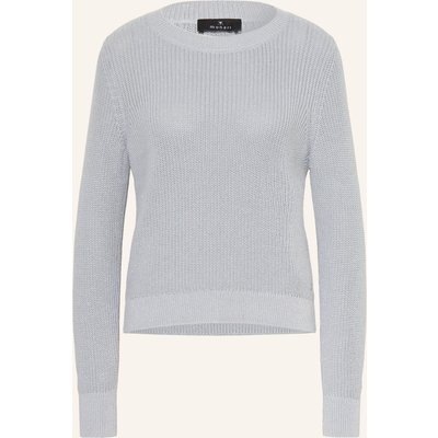 Monari Pullover Mit Glitzergarn blau