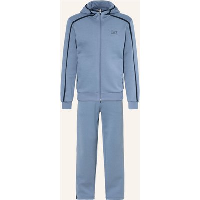 ea7 Emporio Armani Set: Sweatjacke Und Sweatpants blau