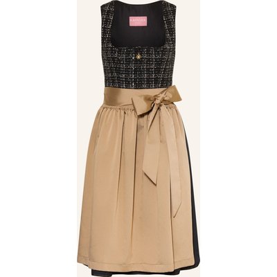 Krüger Dirndl Mit Pailletten Und Glitzergarn schwarz