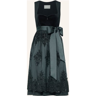Krüger Dirndl Lora Mit Schmuckperlen schwarz