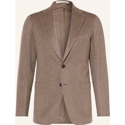Tagliatore Sakko Slim Fit Mit Cashmere braun