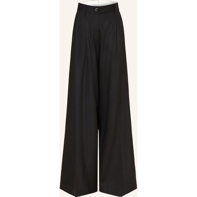 Nine:Inthe:Morning Marlenehose Petra Aus Flanell schwarz