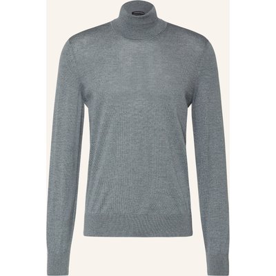Boss Rollkragenpullover Musso grau