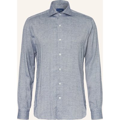 Barba Napoli Hemd Slim Fit blau