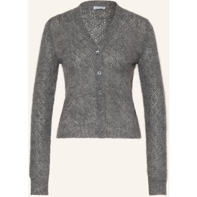 Jil Sander Strickjacke Mit Mohair Und Seide grau