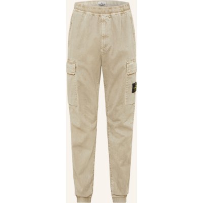 Stone Island Cargohose Regular Tapered Fit beige