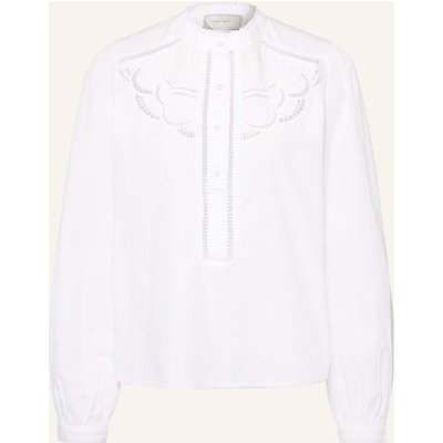 Neo Noir Blusenshirt Aneliah Mit Spitze weiss