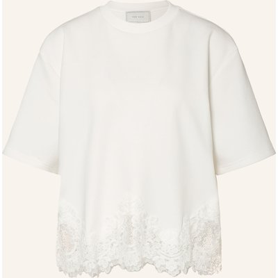 Neo Noir T-Shirt Iria Mit Spitze weiss