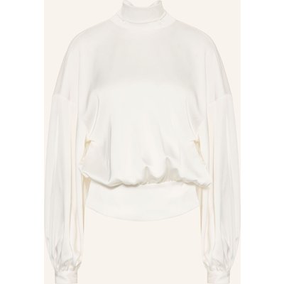 Sofie Schnoor Blusenshirt Ambersw Aus Satin Mit Schluppe weiss