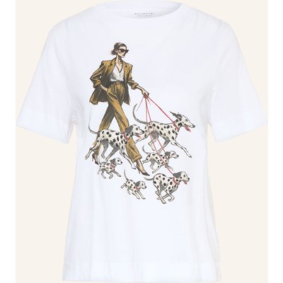 Rich & Royal T-Shirt Mit Schmucksteinen weiss