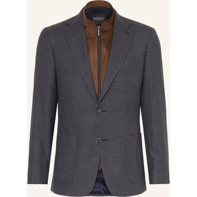 Digel Sakko Earl Modern Fit Mit Blende blau