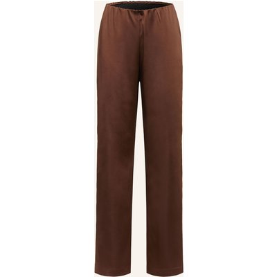 Rich & Royal Satinhose braun