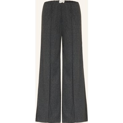 Cartoon Marlenehose Aus Flanell grau