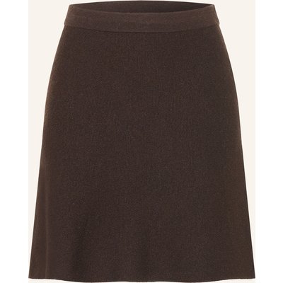 Rich & Royal Strickrock Mit Cashmere braun