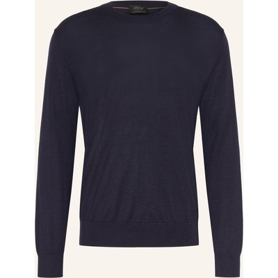 Brioni Pullover Mit Cashmere Und Seide blau