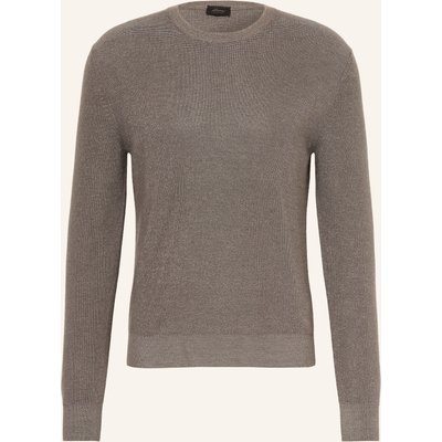 Brioni Pullover Mit Seide Und Cashmere grau