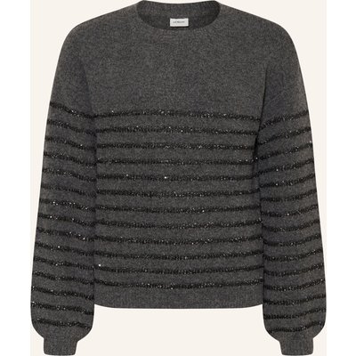 S.Oliver Red Pullover Mit Pailletten schwarz