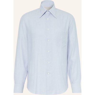 Brunello Cucinelli Hemd Comfort Fit blau