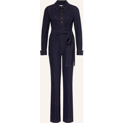 Diane Von Furstenberg Jeans-Jumpsuit Michele blau