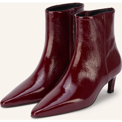 Mrs & Hugs Lackstiefeletten rot