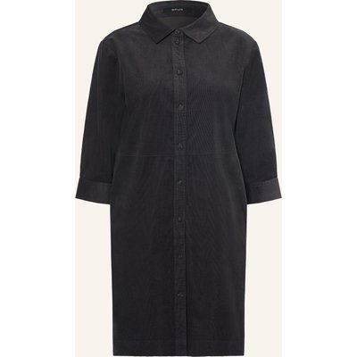 Opus Hemdblusenkleid Wicorda Aus Cord Mit 3/4-Arm grau