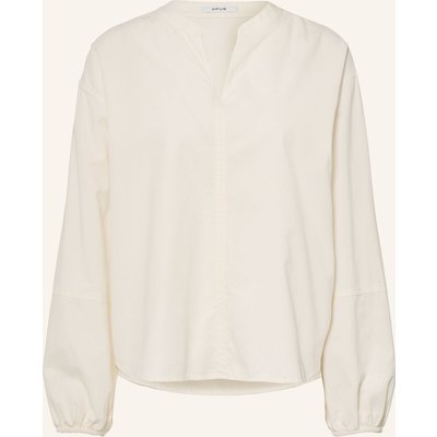 Opus Blusenshirt Flando Aus Cord beige