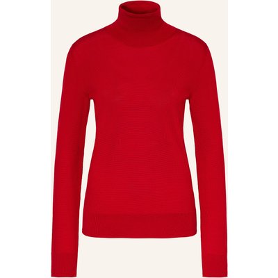 Róhe Rollkragenpullover rot