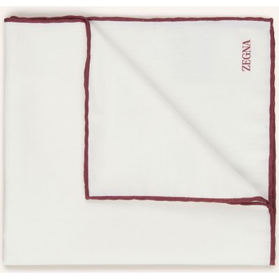 Zegna Einstecktuch weiss