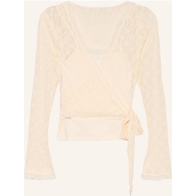 Oh April Wickelbluse Sylva Aus Spitze weiss