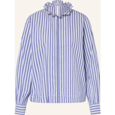 Rich & Royal Blusenshirt Mit Rüschen blau