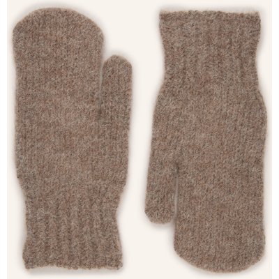 By Aylin Koenig Fäustlinge Rupy Mit Alpaka beige