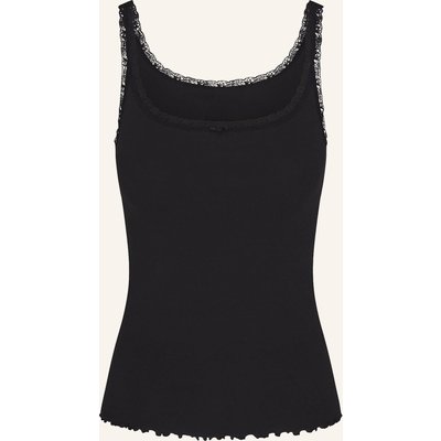 Skims Lounge-Top Skims Pointelle schwarz