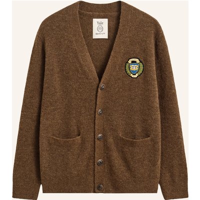 Gant Strickjacke Mit Alpaka braun