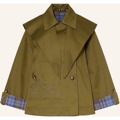 Damson Madder. Trench-Jacke Jerry Zum Wenden gruen