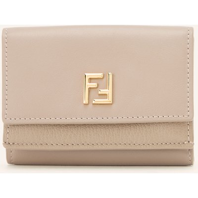 Fendi Geldbörse Mini Trifold Ff grau