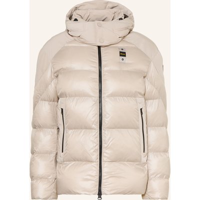 Blauer Steppjacke Kiernan Mit Abnehmbarer Kapuze grau