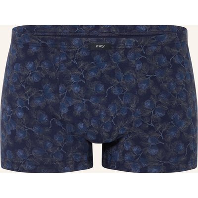 Mey Boxershorts Serie Dark Leaves blau