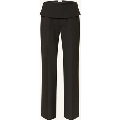 Arakii Marlenehose Mit Volants schwarz