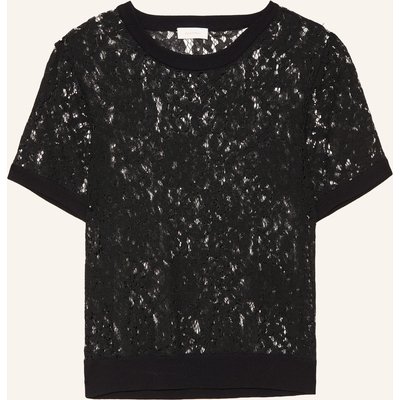 Darling Harbour Blusenshirt Aus Spitze schwarz