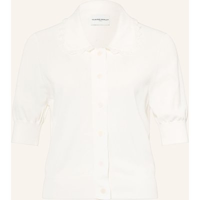 Claudie Pierlot Strickjacke Mit Spitze weiss