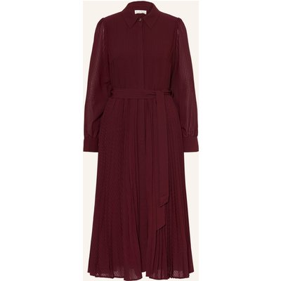 Phase Eight Hemdblusenkleid Ren Mit Plissees rot