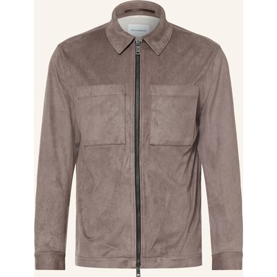 Roy Robson Overjacket In Lederoptik rot