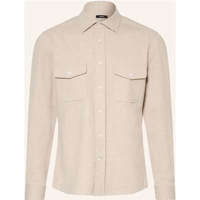 Reiss Overshirt Mcshane Aus Jersey beige