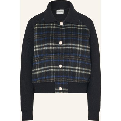 Claudie Pierlot Jacke Im Materialmix blau