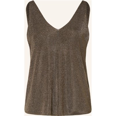Ba&Sh Stricktop Zuani Mit Glitzergarn gruen