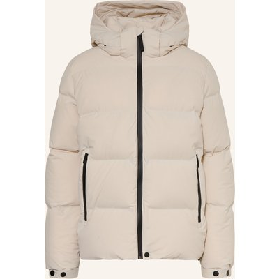 Alphatauri Daunenjacke Odoru Mit Abnehmbarer Kapuze beige